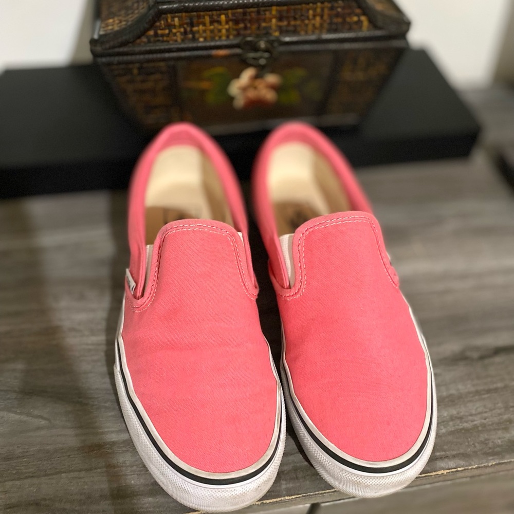 Neon pink vans